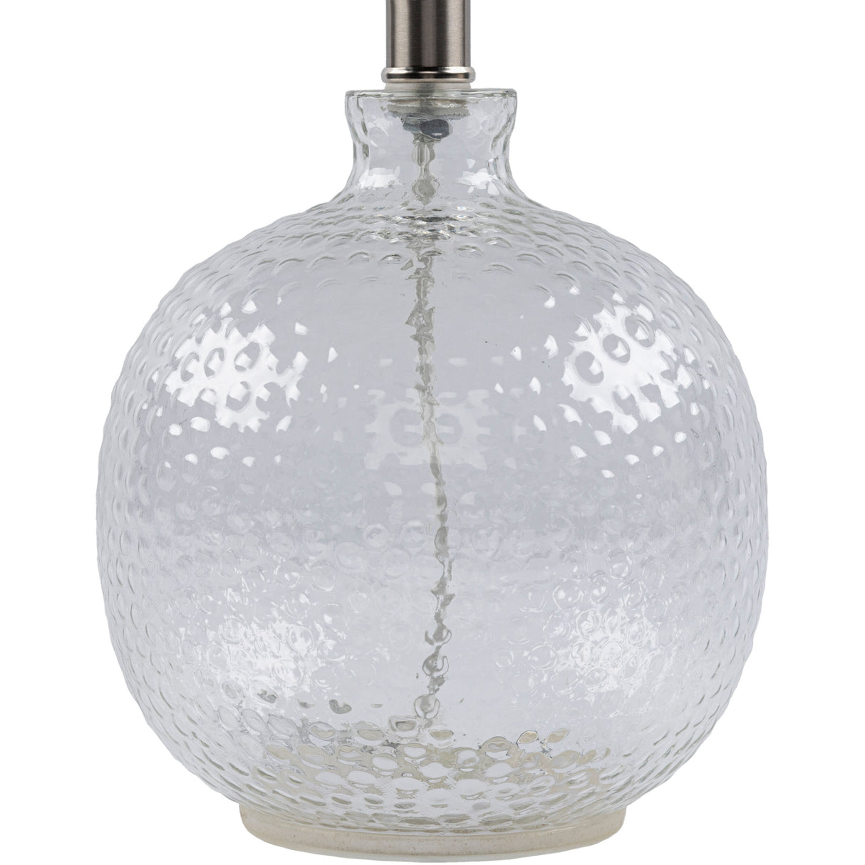   Modern European furniture - Beige Linen Glass Table Lamp - www.oroa.com | Oroa.com