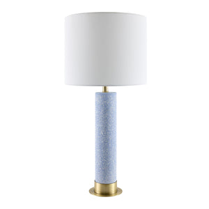   Modern European furniture - Speckled Blue Cement Table Lamp - www.oroa.com | Oroa.com