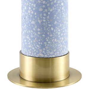   Modern European furniture - Speckled Blue Cement Table Lamp - www.oroa.com | Oroa.com