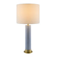 Modern European furniture - Speckled Blue Cement Table Lamp - www.oroa.com