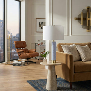   Modern European furniture - Speckled Blue Cement Table Lamp - www.oroa.com | Oroa.com