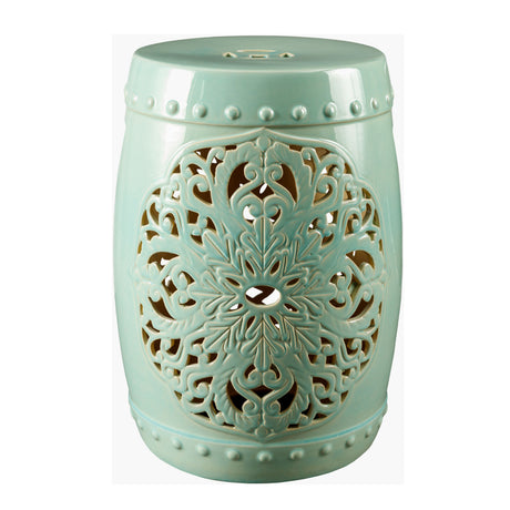   Modern European furniture - Ceramic Carved Outdoor Stool - www.oroa.com | Oroa.com
