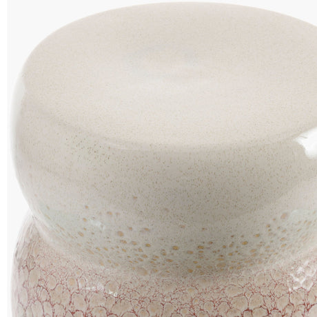 Modern European furniture - Layered Glazed Ceramic Garden Stool - www.oroa.com