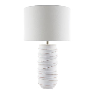   White Accent Table Lamp | Oroa.com