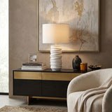 Modern European furniture - White Accent Table Lamp - www.oroa.com