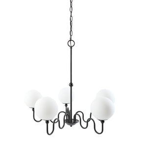   Modern European furniture - Wavy Iron 5-Light Chandelier - www.oroa.com | Oroa.com