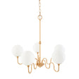 Modern European furniture - Wavy Iron 5-Light Chandelier - www.oroa.com