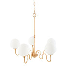 Modern European furniture - Wavy Iron 5-Light Chandelier - www.oroa.com