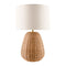 Modern European furniture - Hand-painted Rattan Linen Table Lamp - www.oroa.com