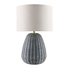 Modern European furniture - Hand-painted Rattan Linen Table Lamp - www.oroa.com