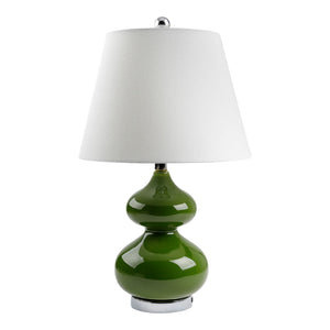   Green Glass Accent Table Lamp | Oroa.com