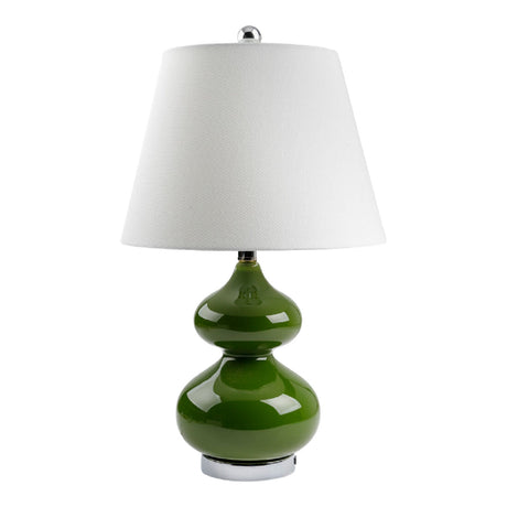 Modern European furniture - Green Glass Accent Table Lamp - www.oroa.com