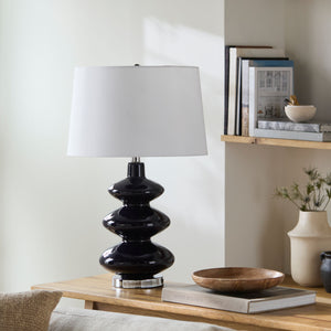   Modern European furniture - Dark Blue Glass Table Lamp - www.oroa.com | Oroa.com