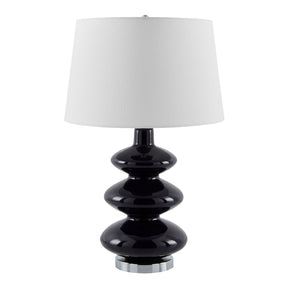 Modern European furniture - Dark Blue Glass Table Lamp - www.oroa.com