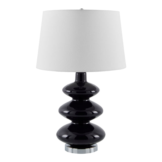 Modern European furniture - Dark Blue Glass Table Lamp - www.oroa.com