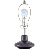 Modern European furniture - Dark Blue Glass Table Lamp - www.oroa.com