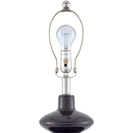 Modern European furniture - Dark Blue Glass Table Lamp - www.oroa.com