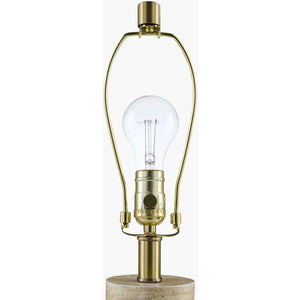   Modern European furniture - Beige Cement Linen Table Lamp - www.oroa.com | Oroa.com
