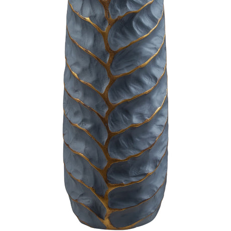 Modern European furniture - Gold Leaf Sculpted Table Lamp - www.oroa.com