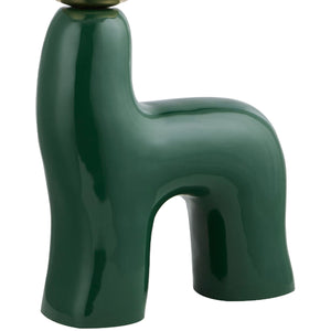   Modern European furniture - White Glass Sculptural Table Lamp - www.oroa.com | Oroa.com