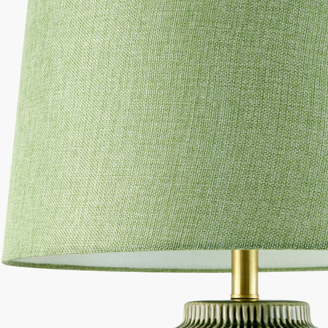 Modern European furniture - Striped Ceramic Accent Table Lamp - www.oroa.com