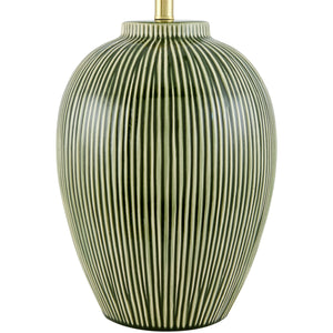   Striped Ceramic Accent Table Lamp | Oroa.com