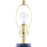 Modern European furniture - Striped Ceramic Accent Table Lamp - www.oroa.com