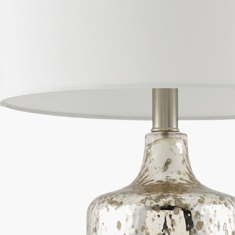 Modern European furniture - Antiqued Metallic Accent Table Lamp - www.oroa.com