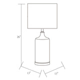 Modern European furniture - Antiqued Metallic Accent Table Lamp - www.oroa.com