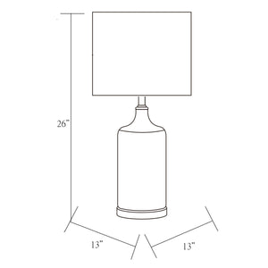   Modern European furniture - Antiqued Metallic Accent Table Lamp - www.oroa.com | Oroa.com