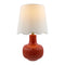 Modern European furniture - Scalloped White Linen Table Lamp - www.oroa.com