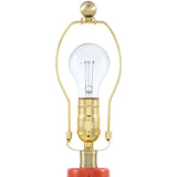 Modern European furniture - Scalloped White Linen Table Lamp - www.oroa.com