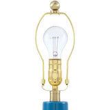 Modern European furniture - Scalloped White Linen Table Lamp - www.oroa.com