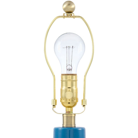 Modern European furniture - Scalloped White Linen Table Lamp - www.oroa.com