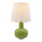 Modern European furniture - Scalloped White Linen Table Lamp - www.oroa.com