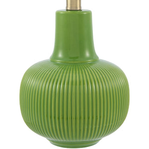   Modern European furniture - Scalloped White Linen Table Lamp - www.oroa.com | Oroa.com