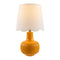 Modern European furniture - Scalloped White Linen Table Lamp - www.oroa.com