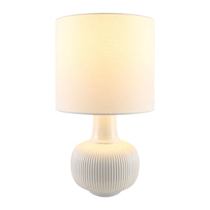   Modern European furniture - Reeded Ceramic Accent Table Lamp - www.oroa.com | Oroa.com