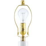 Modern European furniture - Reeded Ceramic Accent Table Lamp - www.oroa.com