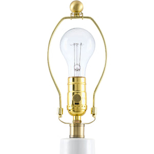   Modern European furniture - Reeded Ceramic Accent Table Lamp - www.oroa.com | Oroa.com