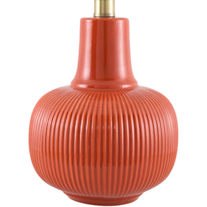   Modern European furniture - Reeded Ceramic Accent Table Lamp - www.oroa.com | Oroa.com