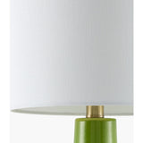 Modern European furniture - Reeded Ceramic Accent Table Lamp - www.oroa.com
