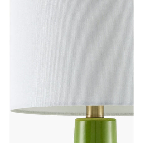 Modern European furniture - Reeded Ceramic Accent Table Lamp - www.oroa.com