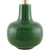 Modern European furniture - Reeded Ceramic Accent Table Lamp - www.oroa.com