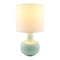 Modern European furniture - Reeded Ceramic Accent Table Lamp - www.oroa.com