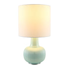 Modern European furniture - Reeded Ceramic Accent Table Lamp - www.oroa.com