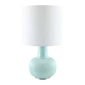   Modern European furniture - Reeded Ceramic Accent Table Lamp - www.oroa.com | Oroa.com