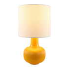 Modern European furniture - Reeded Ceramic Accent Table Lamp - www.oroa.com