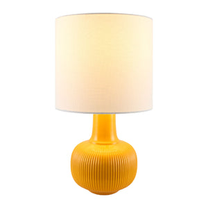   Modern European furniture - Reeded Ceramic Accent Table Lamp - www.oroa.com | Oroa.com