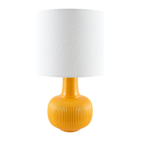 Modern European furniture - Reeded Ceramic Accent Table Lamp - www.oroa.com